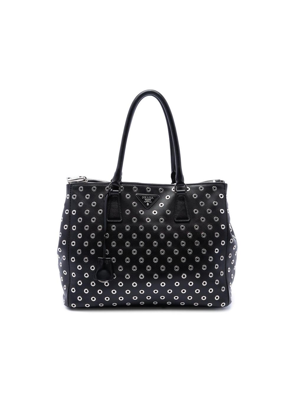 Prada Large City Calf Grommet Galleria #350416P80B